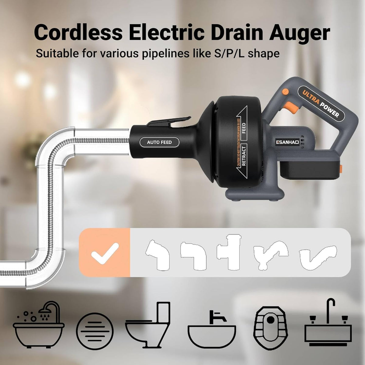 Electrical Drain Auger